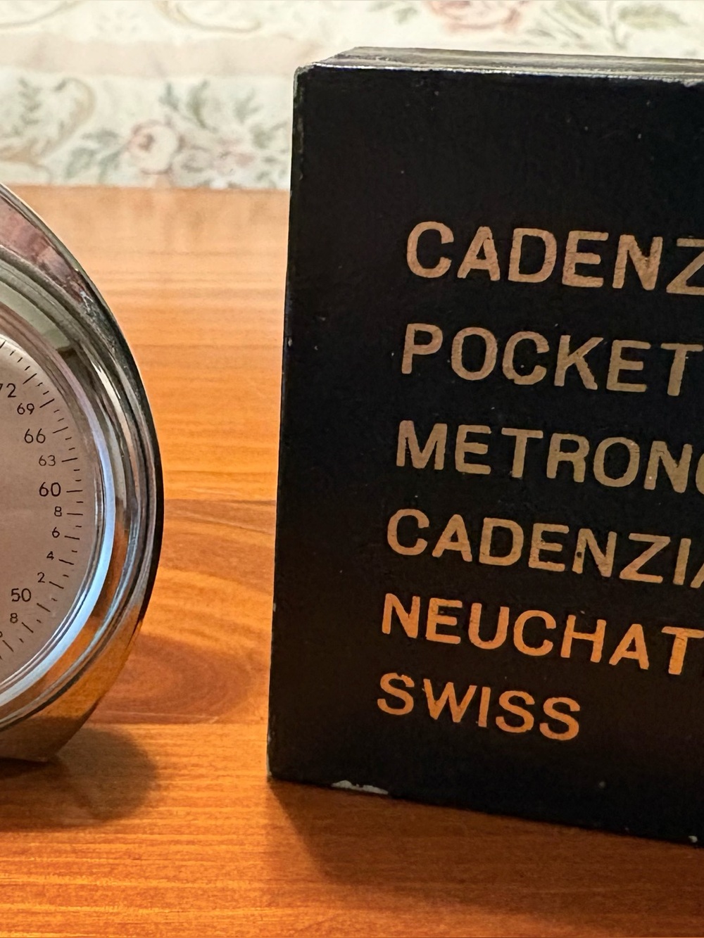 Cadenzia Silver Pocket Metronome - Chrome